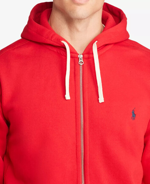 Men's Big & Tall Full-Zip Classic Fleece Hoodie RL 2000 Red - 3