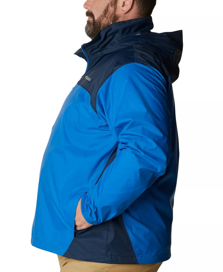 Men's Big & Tall Glennaker Lake™ Rain Jacket Blue Jay, Columbia Navy - 3