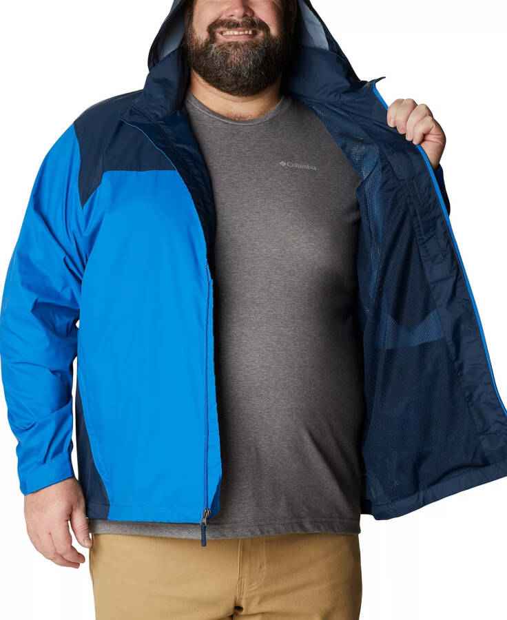 Men's Big & Tall Glennaker Lake™ Rain Jacket Blue Jay, Columbia Navy - 4