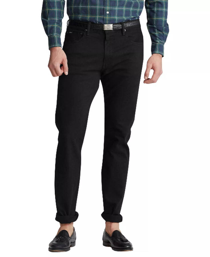 Men's Big & Tall Hampton Relaxed Straight Jeans Black - 1