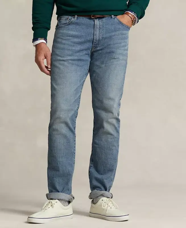 Men's Big & Tall Hampton Relaxed Straight Jeans-Light - POLO RALPH LAUREN