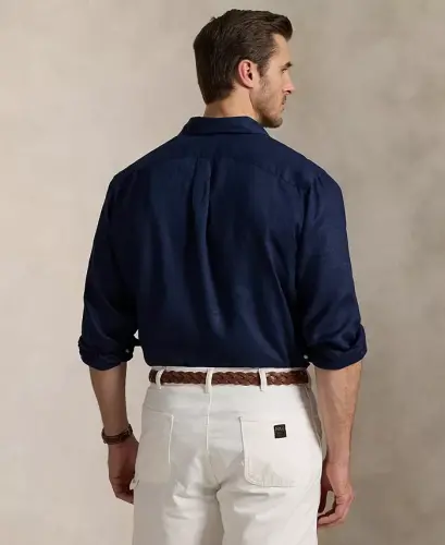 Men's Big & Tall Linen Shirt - 4