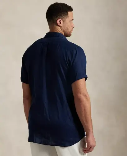 Men's Big & Tall Linen Shirt - 4