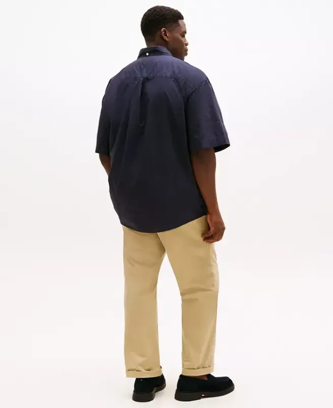 Men's Big & Tall Maxwell Short-Sleeve Button-Down Shirt - Desert Sky - 2