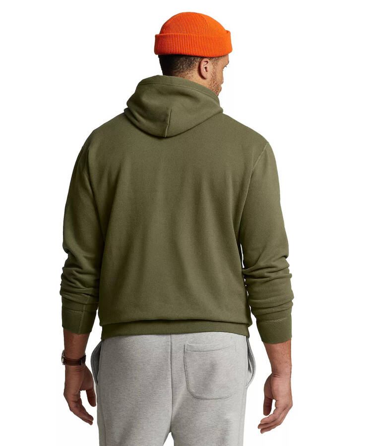 Men's Big & Tall RL Fleece Hoodie, Dark Sage - 2