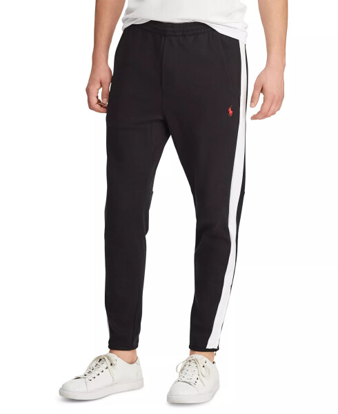 Men's Big & Tall Soft Cotton Active Jogger Pants Black - 1