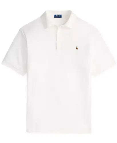 Men's Big & Tall Solid Polo Shirt - Cafe Brown - 20