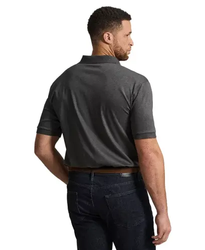 Men's Big & Tall Solid Polo Shirt - Windsor Heather - 3