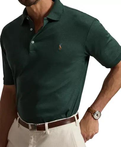 Men's Big & Tall Solid Polo Shirt - Windsor Heather - 9