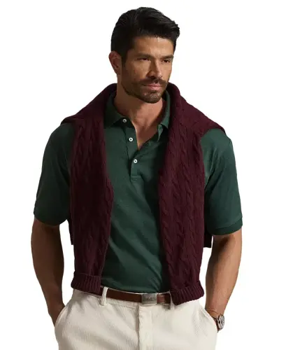Men's Big & Tall Solid Polo Shirt - Windsor Heather - 10