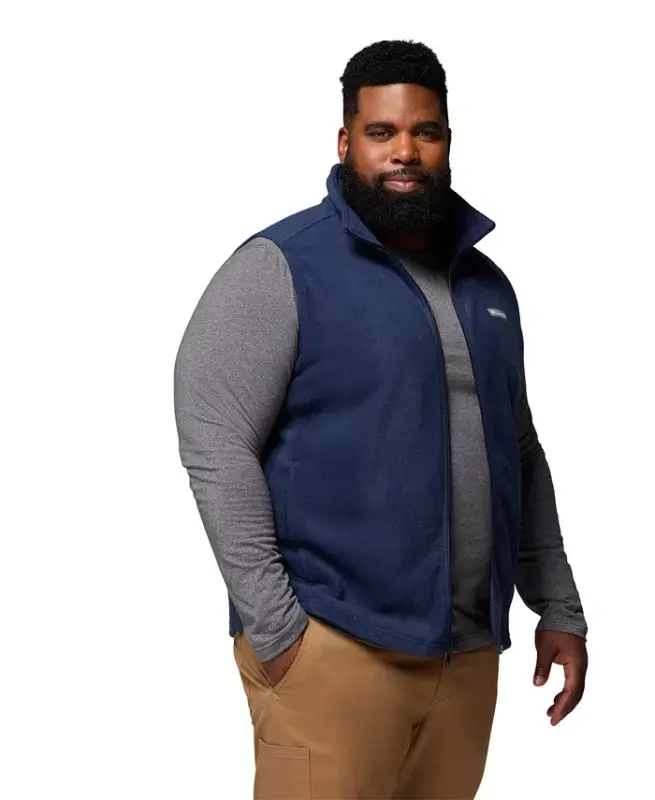 Men's Big & Tall Steens Mountain Vest-Collegiate Navy - 3