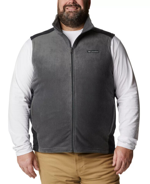 Men's Big & Tall Steens Mountain Vest Grill, Black - 1