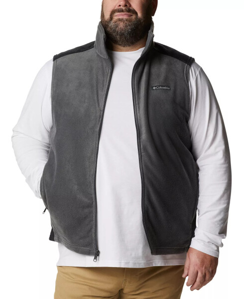 Men's Big & Tall Steens Mountain Vest Grill, Black - 4