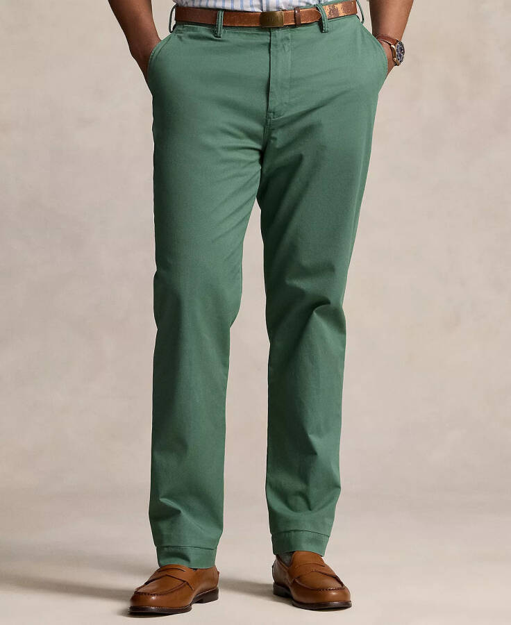 Men's Big & Tall Stretch Classic-Fit Twill Pants Washed Forest - 1