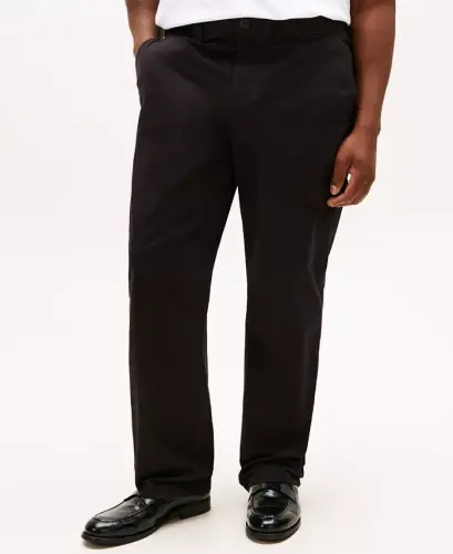 Men's Big & Tall TH Flex Stretch Custom-Fit Chino Pants - Dark Sable 