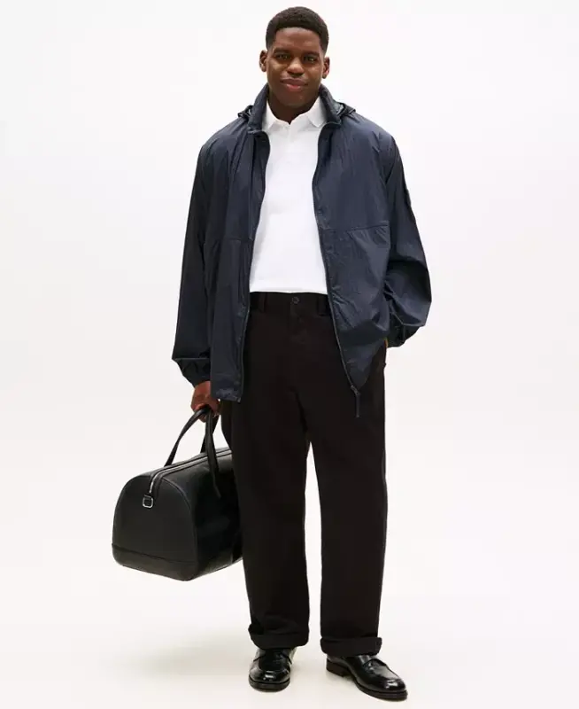 Men's Big & Tall TH Flex Stretch Custom-Fit Chino Pants - Dark Sable - 4