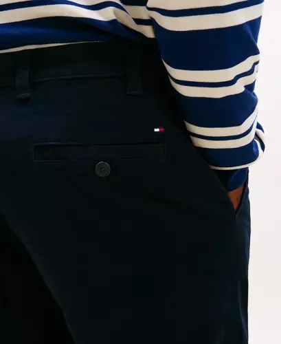 Men's Big & Tall TH Flex Stretch Custom-Fit Chino Pants - Desert Sky - 3