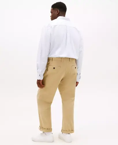 Men's Big & Tall TH Flex Stretch Custom-Fit Chino Pants-Mallet - 3