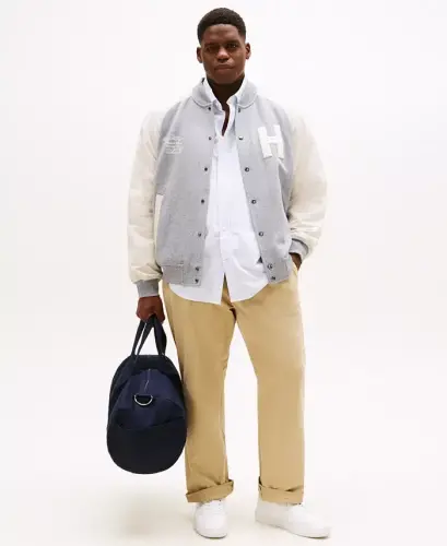Men's Big & Tall TH Flex Stretch Custom-Fit Chino Pants-Mallet - 4