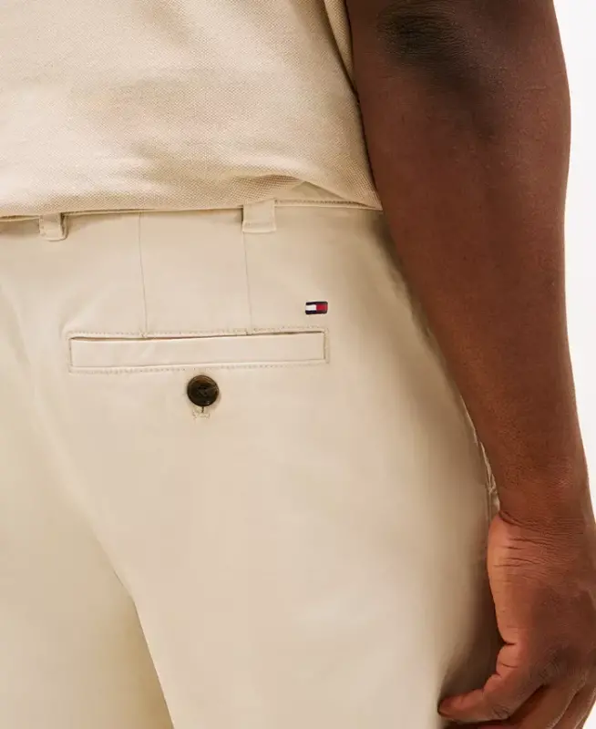 Men's Big & Tall TH Flex Stretch Custom-Fit Chino Pants-Sand Khaki - 3