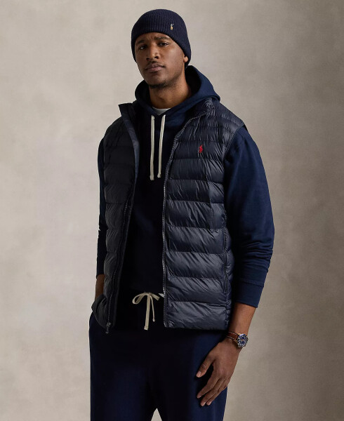 Men's Big & Tall The Colden Packable Vest Collection Navy - 1