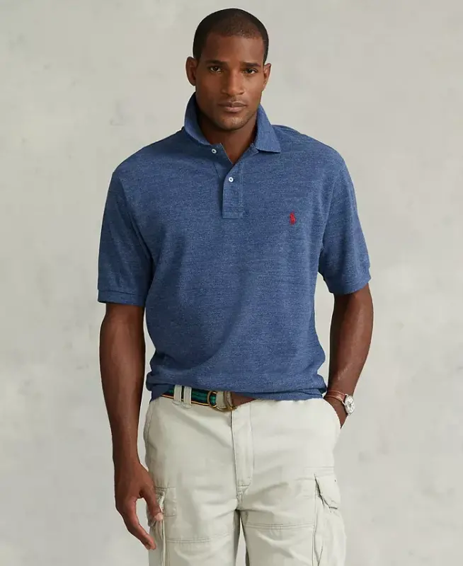 Men's Big & Tall The Iconic Mesh Polo Shirt - 1