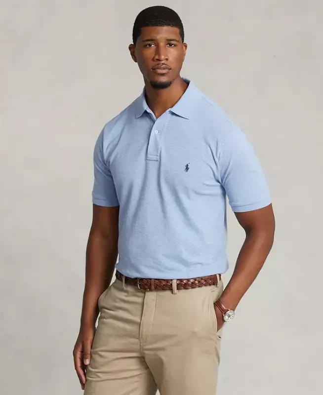 Men's Big & Tall The Iconic Mesh Polo Shirt - POLO RALPH LAUREN