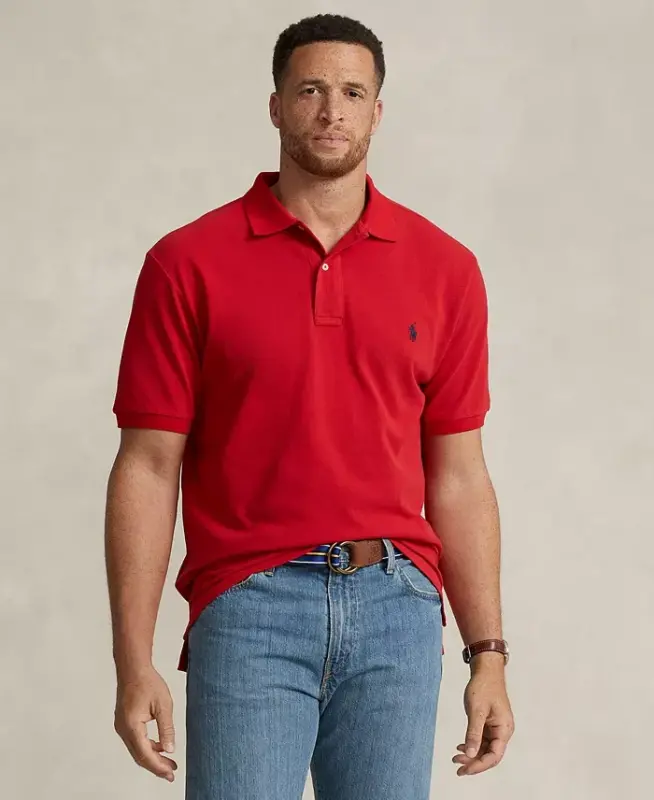 Men's Big & Tall The Iconic Mesh Polo Shirt - 1