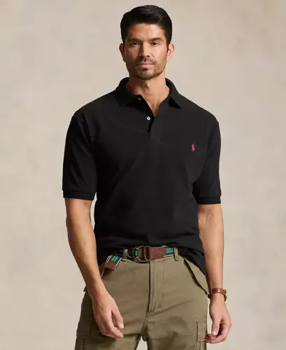 Men's Big & Tall The Iconic Mesh Polo Shirt 