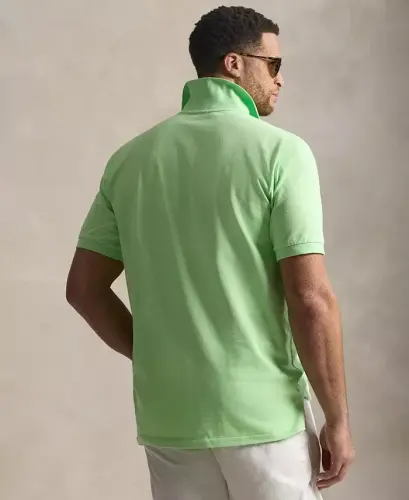 Men's Big & Tall The Iconic Mesh Polo Shirt - Cruise Lime - 4
