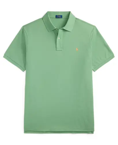 Men's Big & Tall The Iconic Mesh Polo Shirt - Outback Green - 5