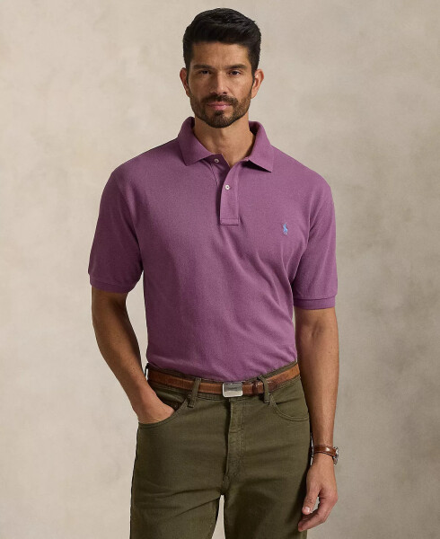 Men's Big & Tall The Iconic Mesh Polo Shirt Purple - 1