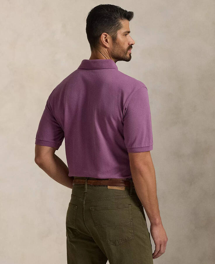 Men's Big & Tall The Iconic Mesh Polo Shirt Purple - 2