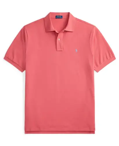 Men's Big & Tall The Iconic Mesh Polo Shirt - Red Sky - 5