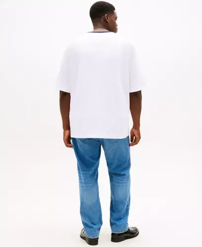 Men's Big & Tall Tino Logo Short Sleeve T-Shirt-Optic White - TOMMY HILFIGER (1)