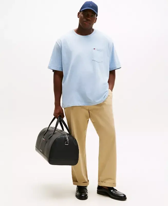 Men's Big & Tall Tommy Crew Neck Pocket T-Shirt - 4