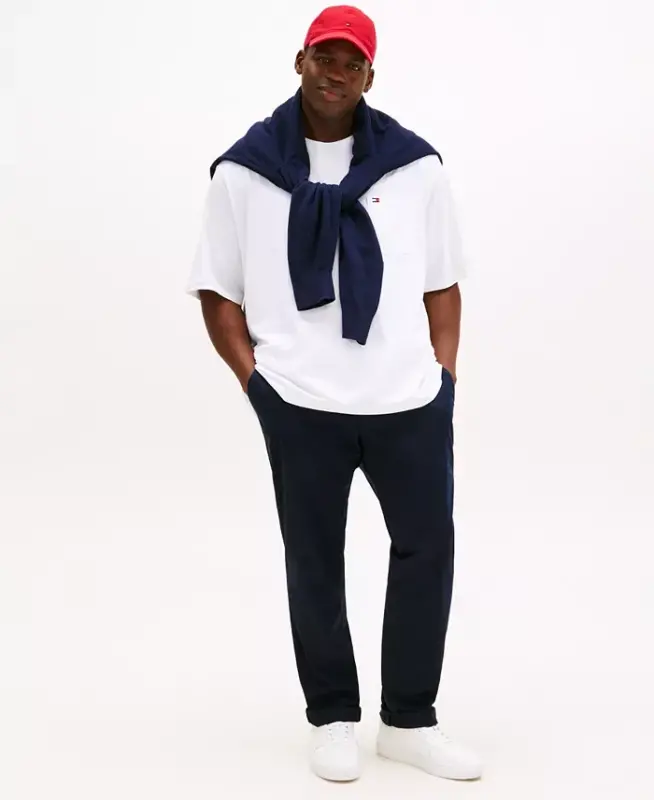 Men's Big & Tall Tommy Crew Neck Pocket T-Shirt - 4