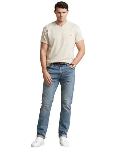 Men's Big & Tall V-Neck T-Shirt - Expedition Dune Heather - Polo Ralph Lauren (1)