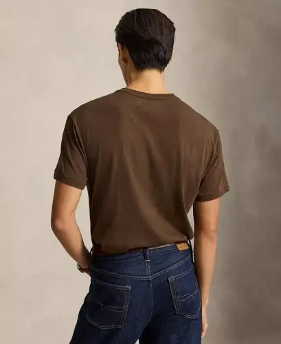 Men's Big & Tall V-Neck T-Shirt - Nutmeg Brown - 4