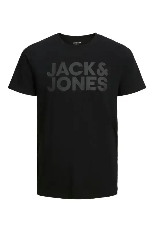 Men's Bike Collar Logo Printed T-Shirt - 2