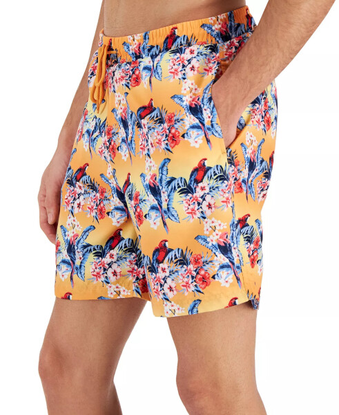 Men's Bird Tropical Floral-Print Quick-Dry 7