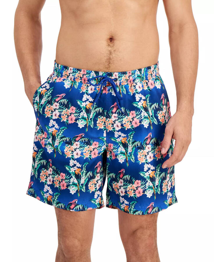 Men's Bird Tropical Floral-Print Quick-Dry 7