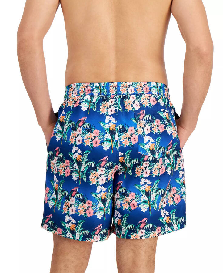 Men's Bird Tropical Floral-Print Quick-Dry 7