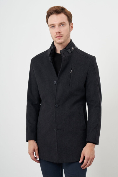 Men's Bird's Eye Pattern Coat - 2