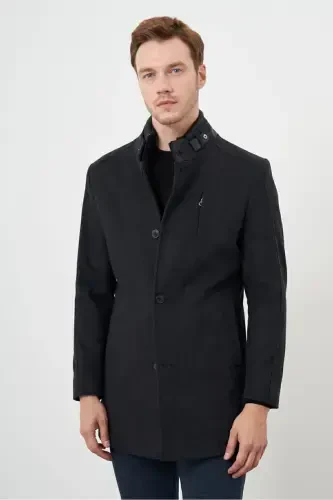 Men's Bird's Eye Pattern Coat - MORVEN (1)