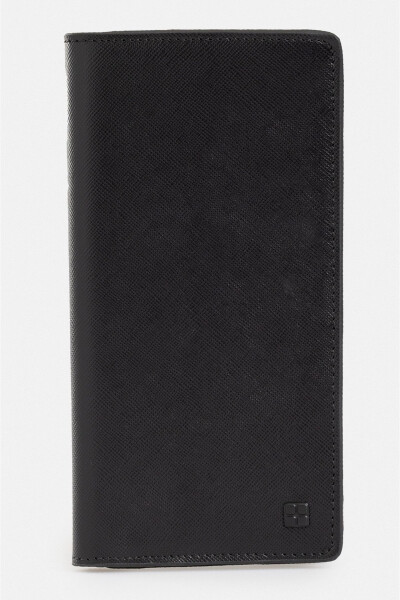 Men's Black 100% Leather Wallet B009561 - 8