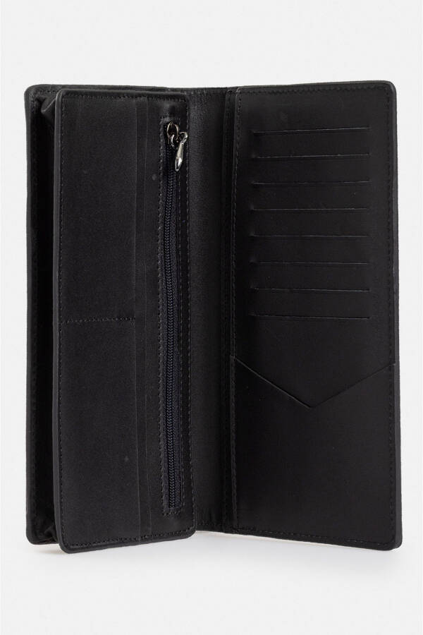 Men's Black 100% Leather Wallet B009561 - 9