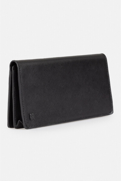 Men's Black 100% Leather Wallet B009561 - 12