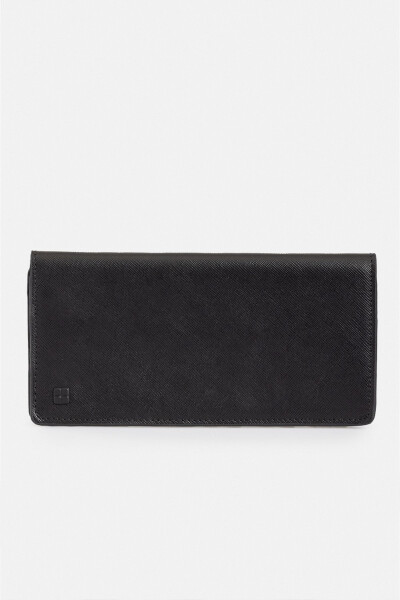 Men's Black 100% Leather Wallet B009561 - 13