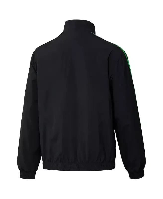 Men's Black and Green Austin FC 2023 On-Field Anthem Full-Zip Reversible Team Jacket-Black, Green - 3